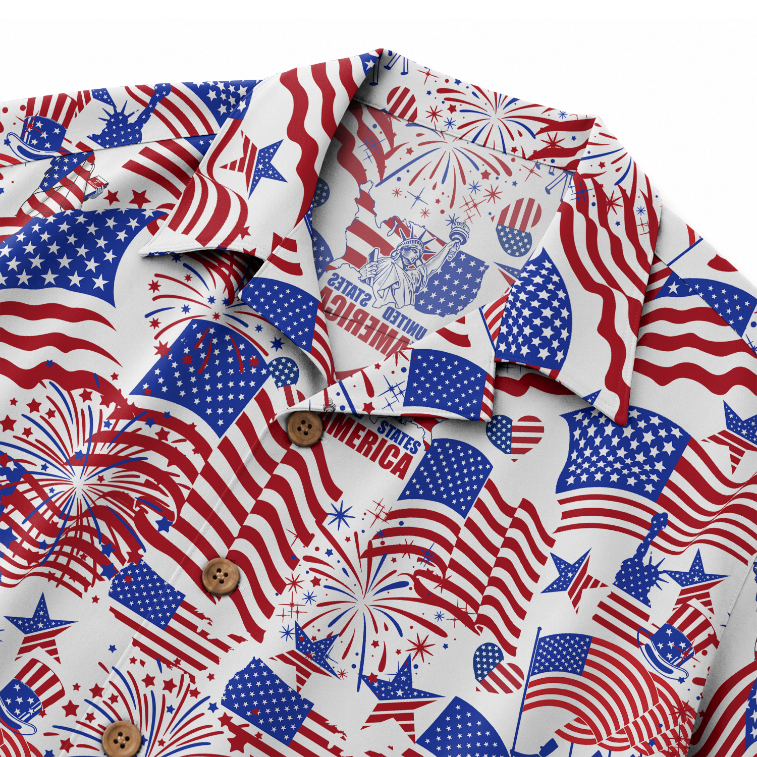 Happy USA Hawaiian Shirt