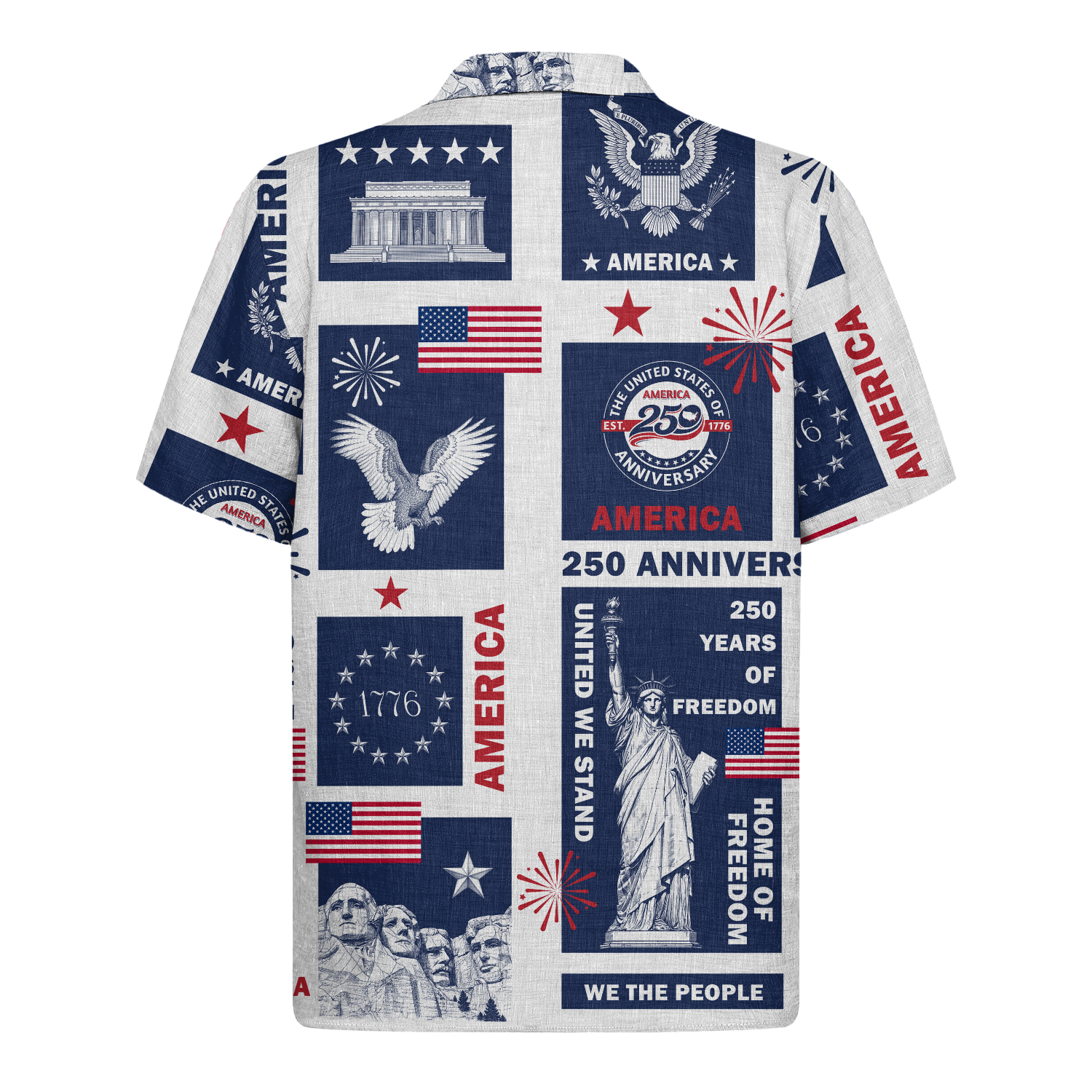 America 250 Years Of Freedom Hawaiian Shirt