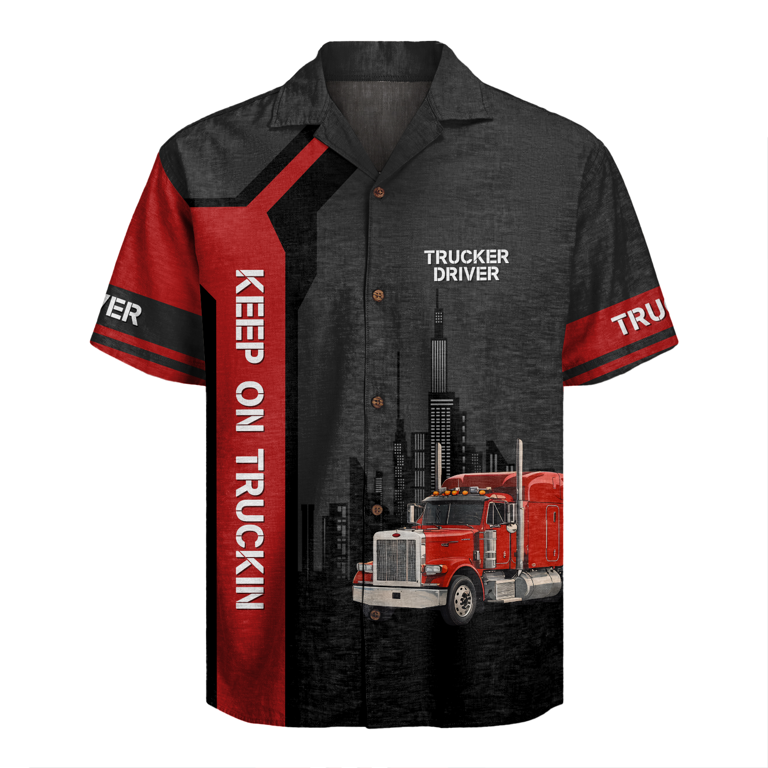 Trucker Driver Hawaiian Shirt