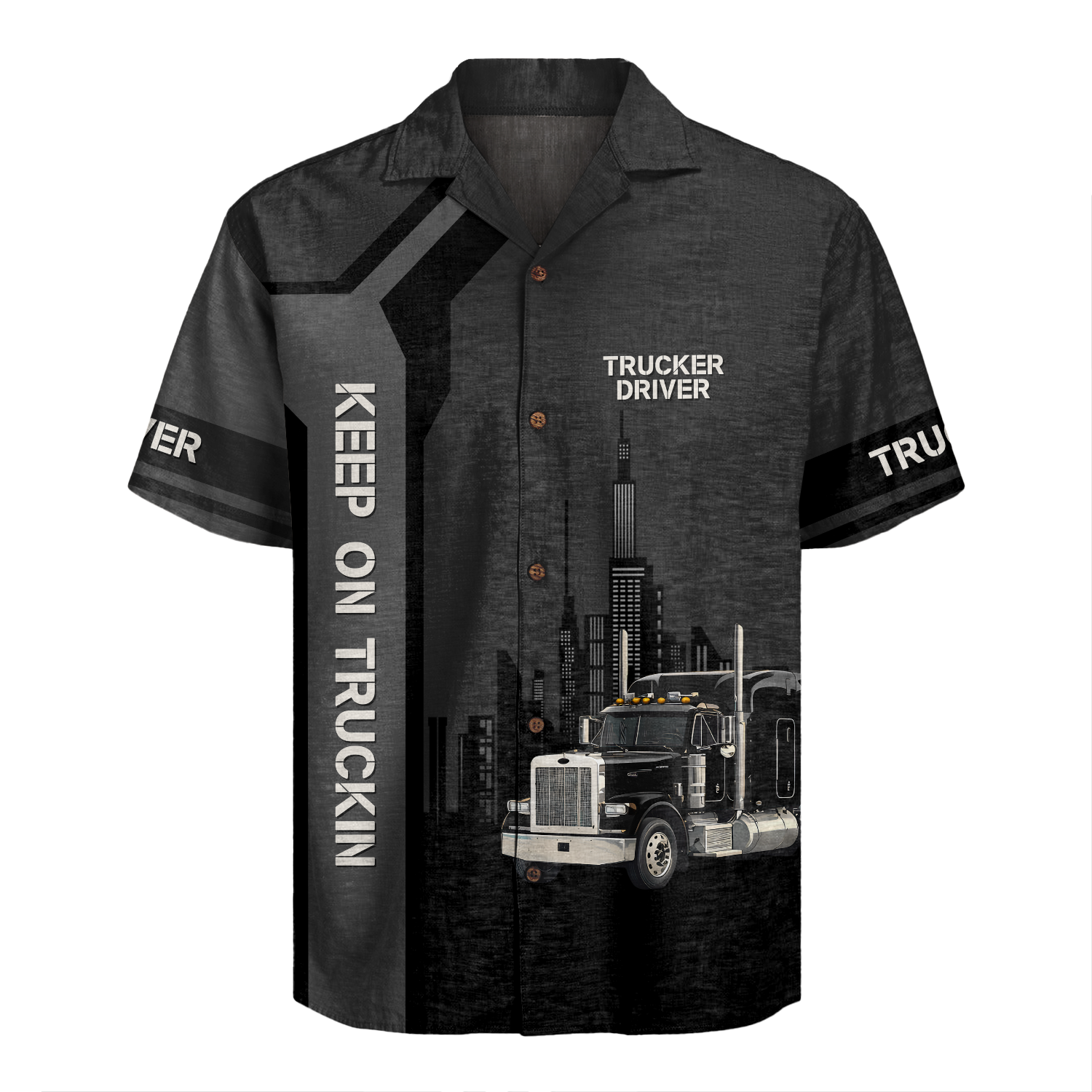 Trucker Driver Hawaiian Shirt