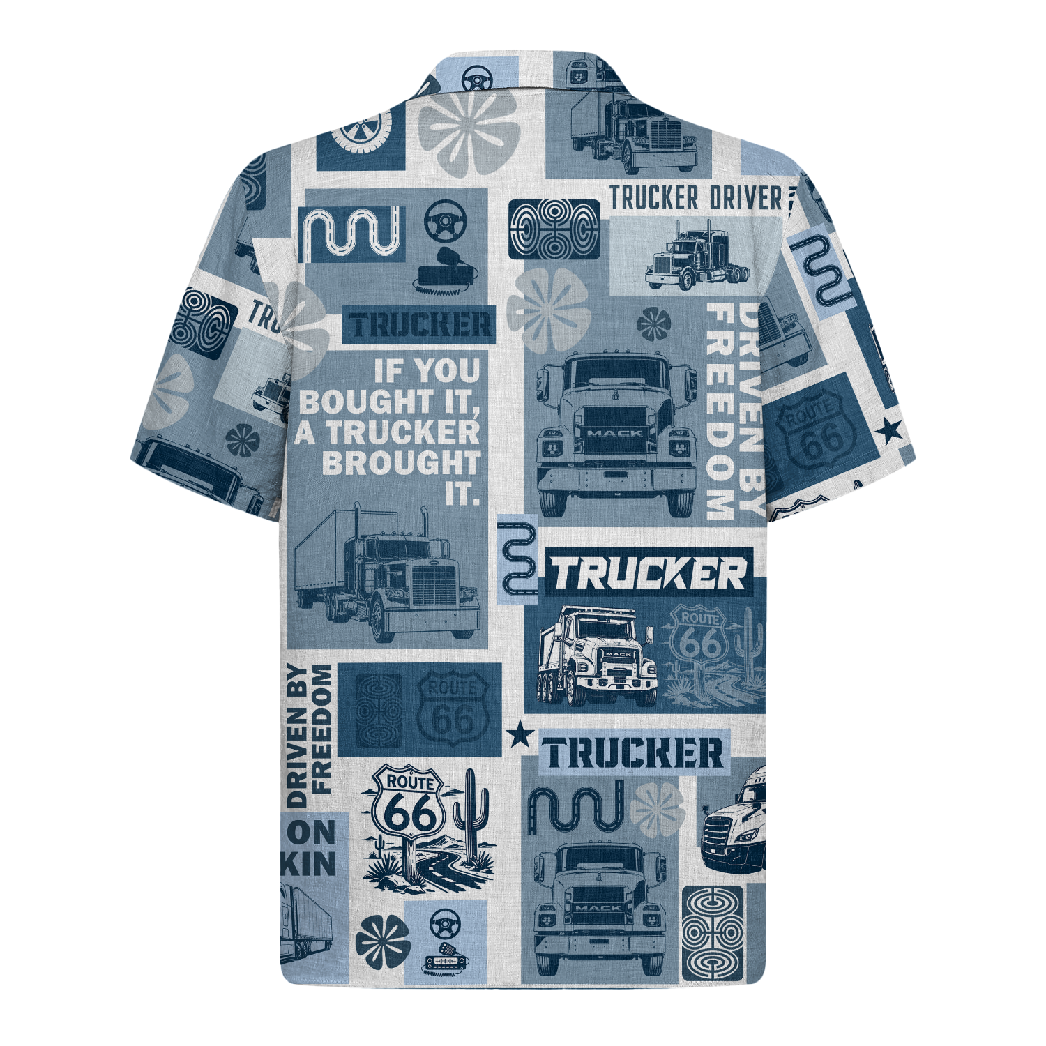 Trucker Driver Hawaiian Shirt