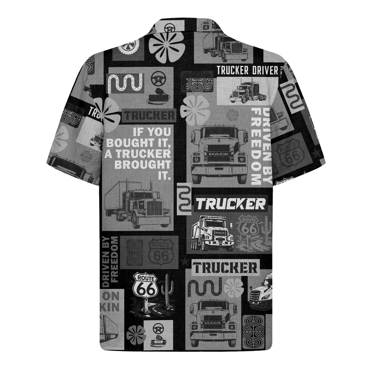 Trucker Driver Hawaiian Shirt