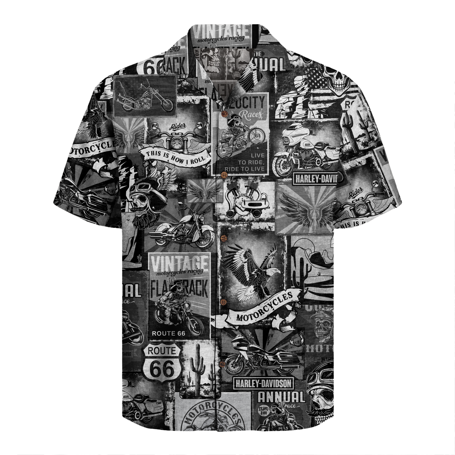 Biker Hawaiian Shirt