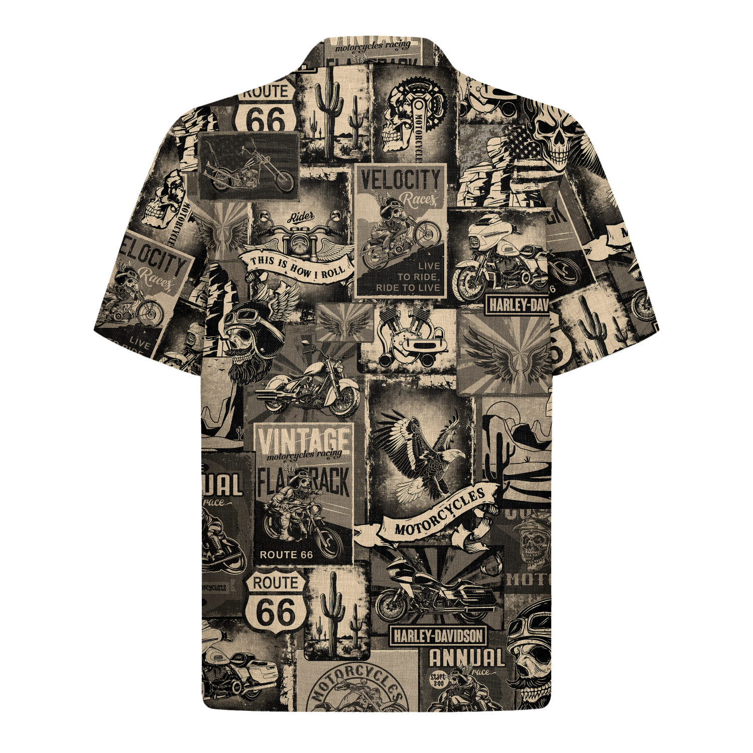 Biker Hawaiian Shirt