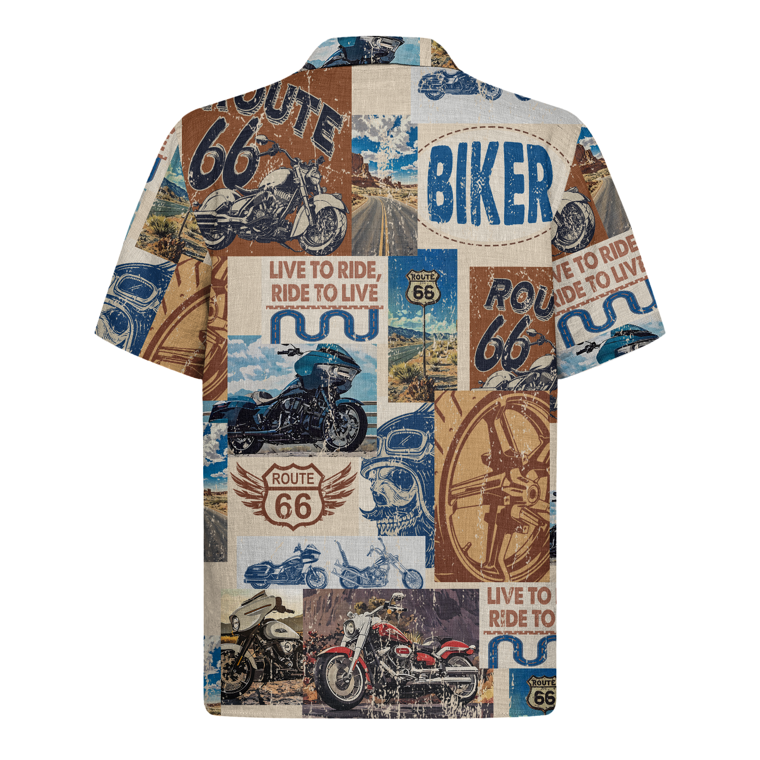 Biker Hawaiian Shirt