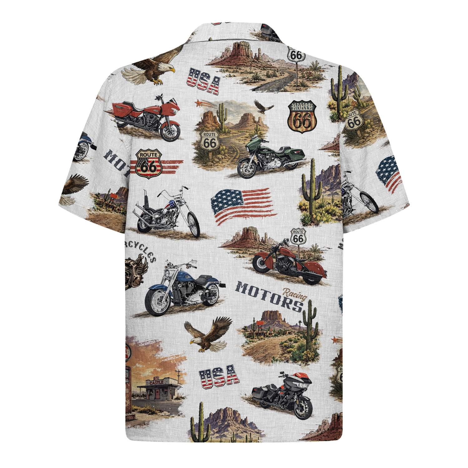 Biker Hawaiian Shirt
