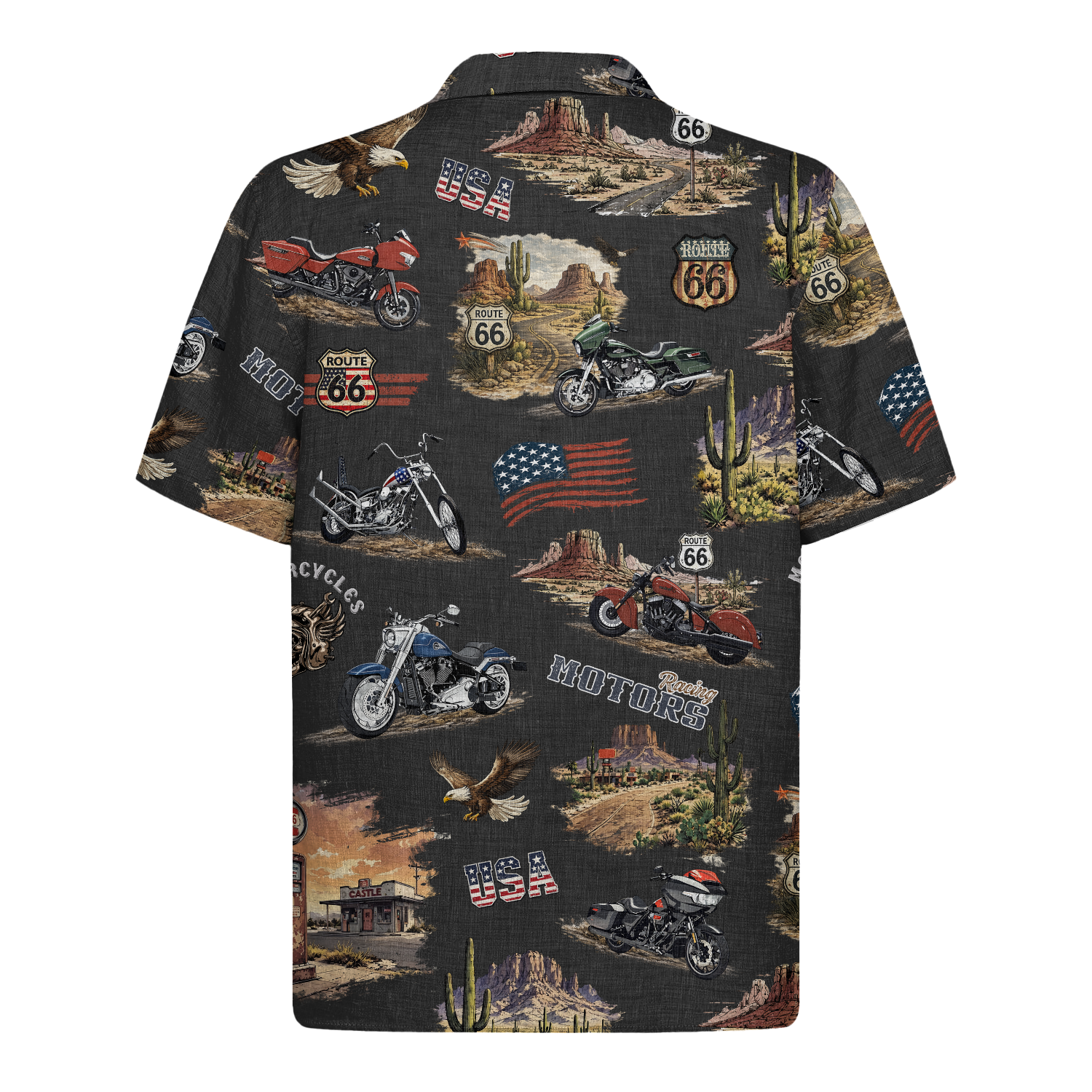 Biker Hawaiian Shirt