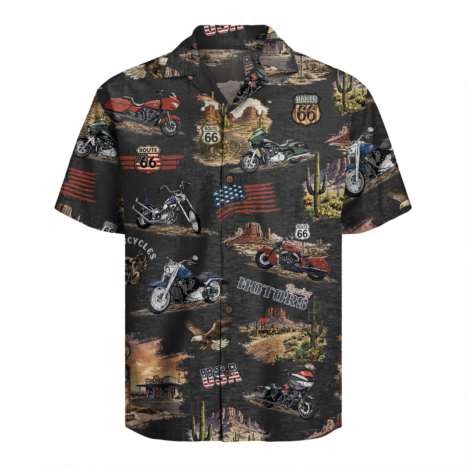 Biker Hawaiian Shirt