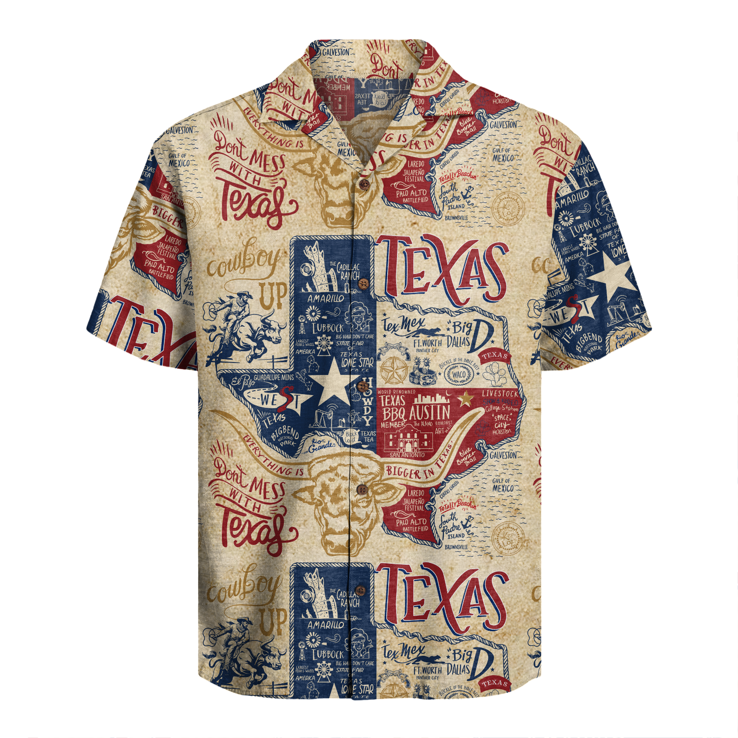 Texas Hawaiian Shirt