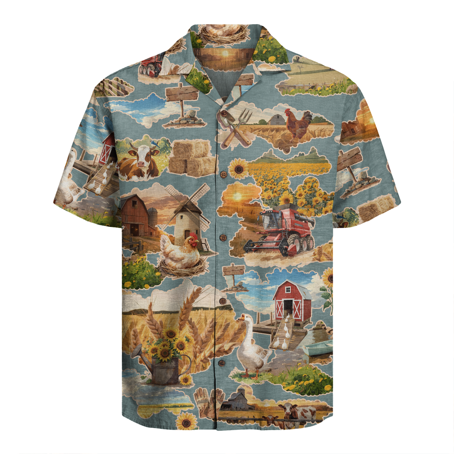 Farmer Hawaiian Shirt