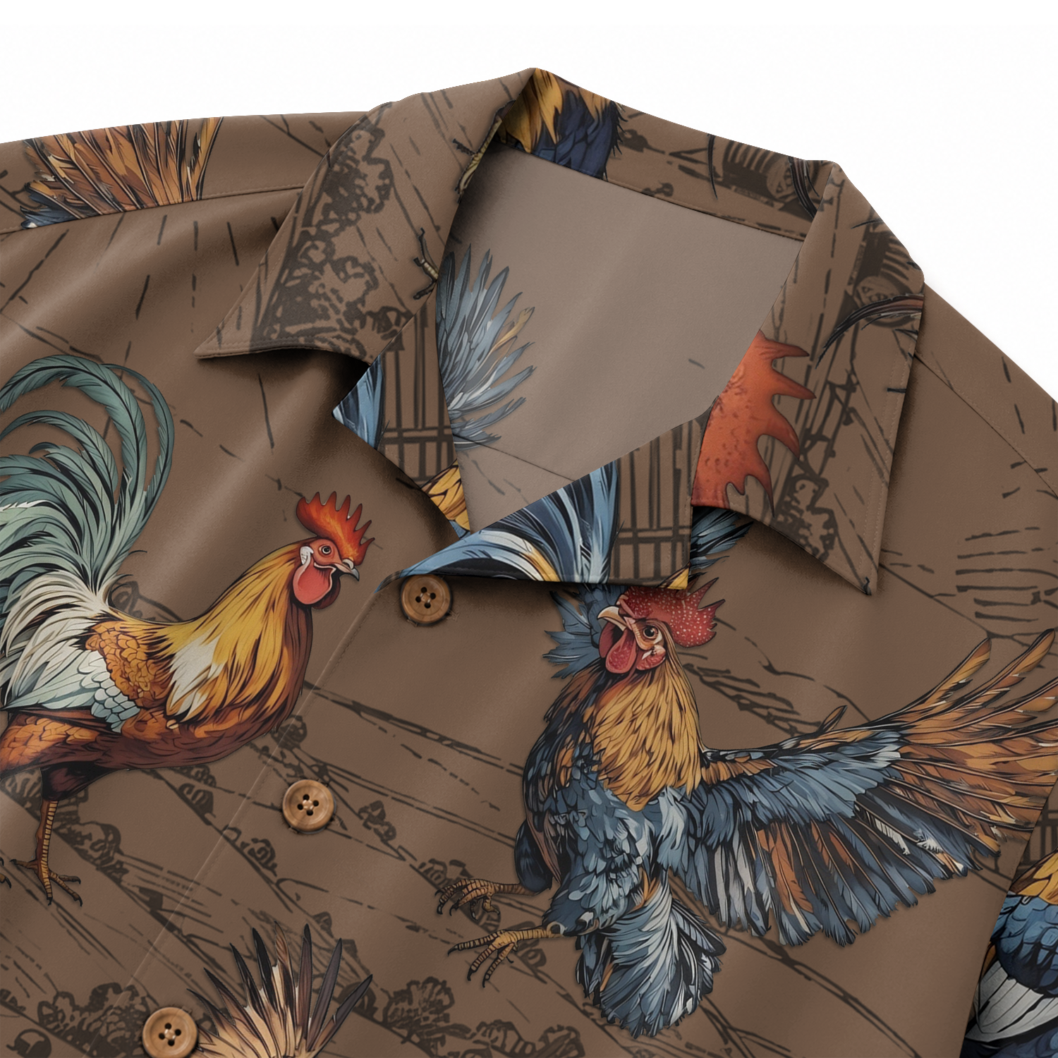 Agriculture Hawaiian Shirt for Men - Farm Life Print