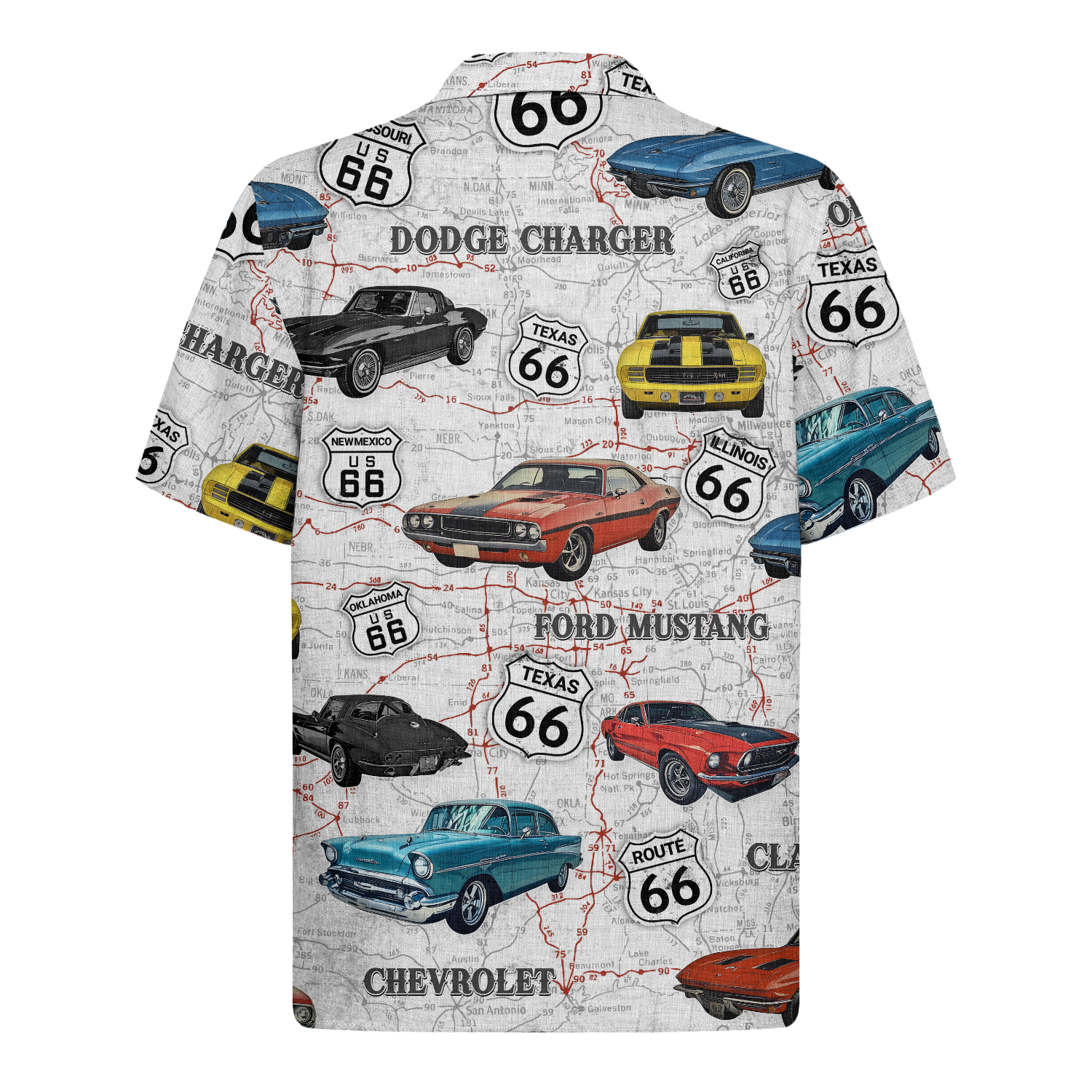 Classic Car Hawaiian Shirt