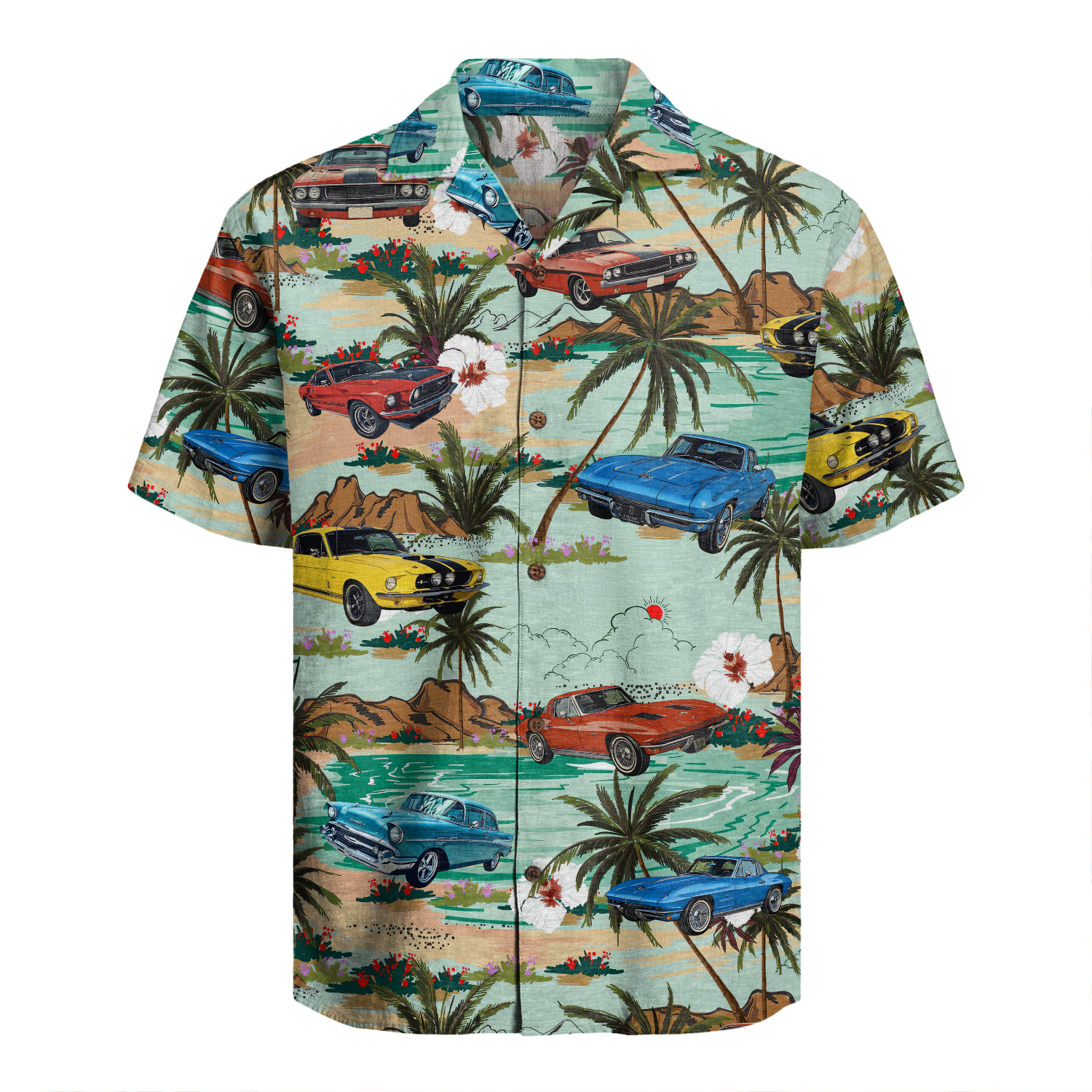 Classic Car Hawaiian Shirt