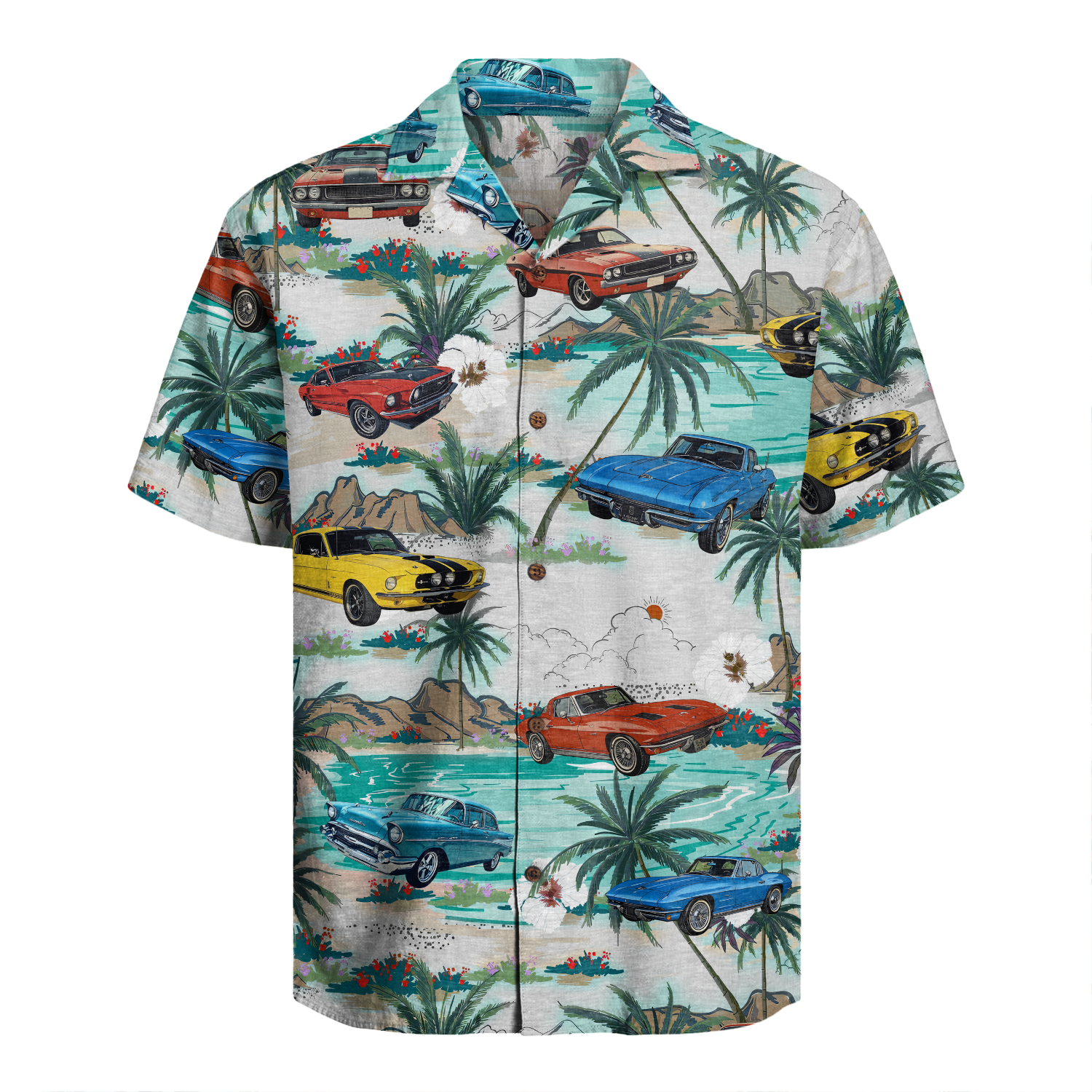Classic Car Hawaiian Shirt