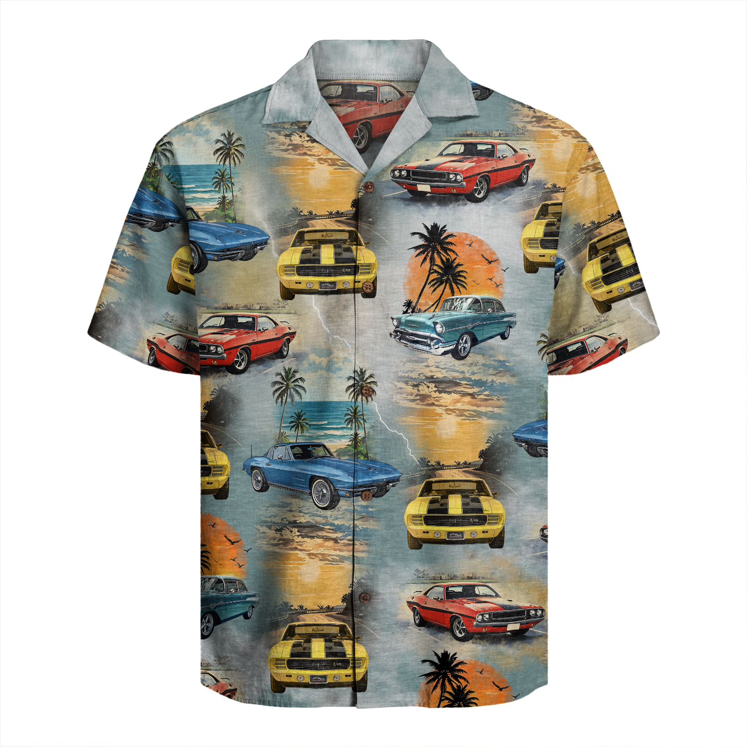 Classic Car Hawaiian Shirt