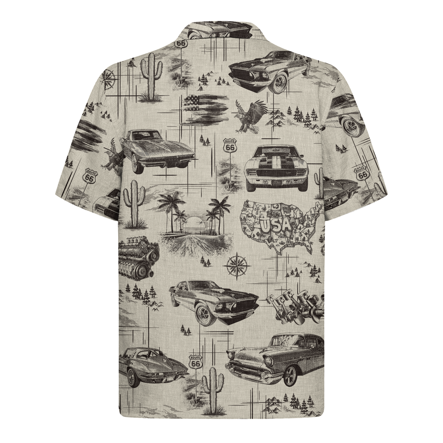 Classic Car Hawaiian Shirt