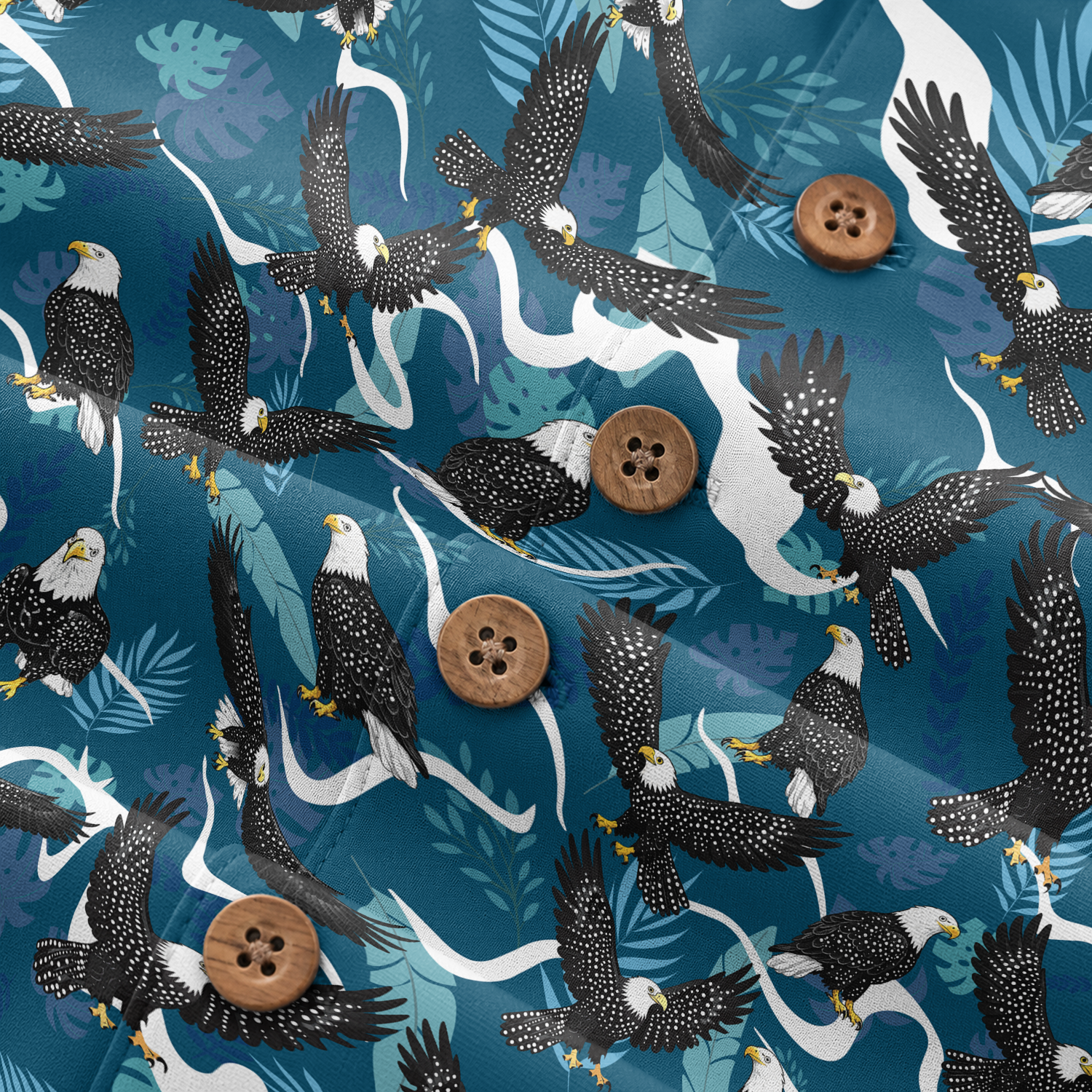Bird Watching Summer Shirt for Men - Hawaiian Bird Button-Up
