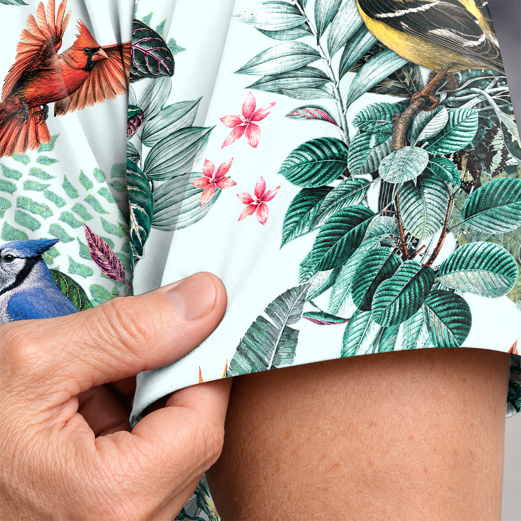 Birdwatcher Hawaiian Shirt for Men - All-Over Bird Print