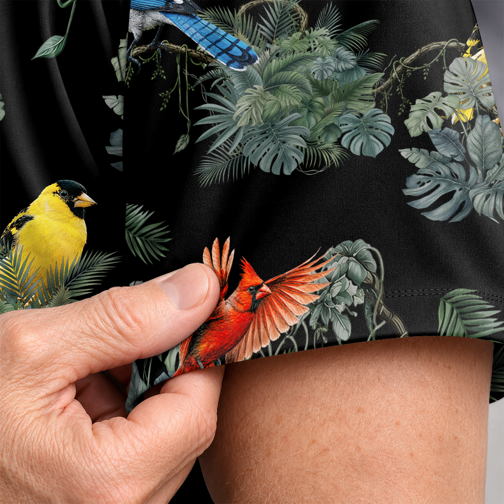 Birdwatcher Hawaiian Shirt for Men - All-Over Bird Print