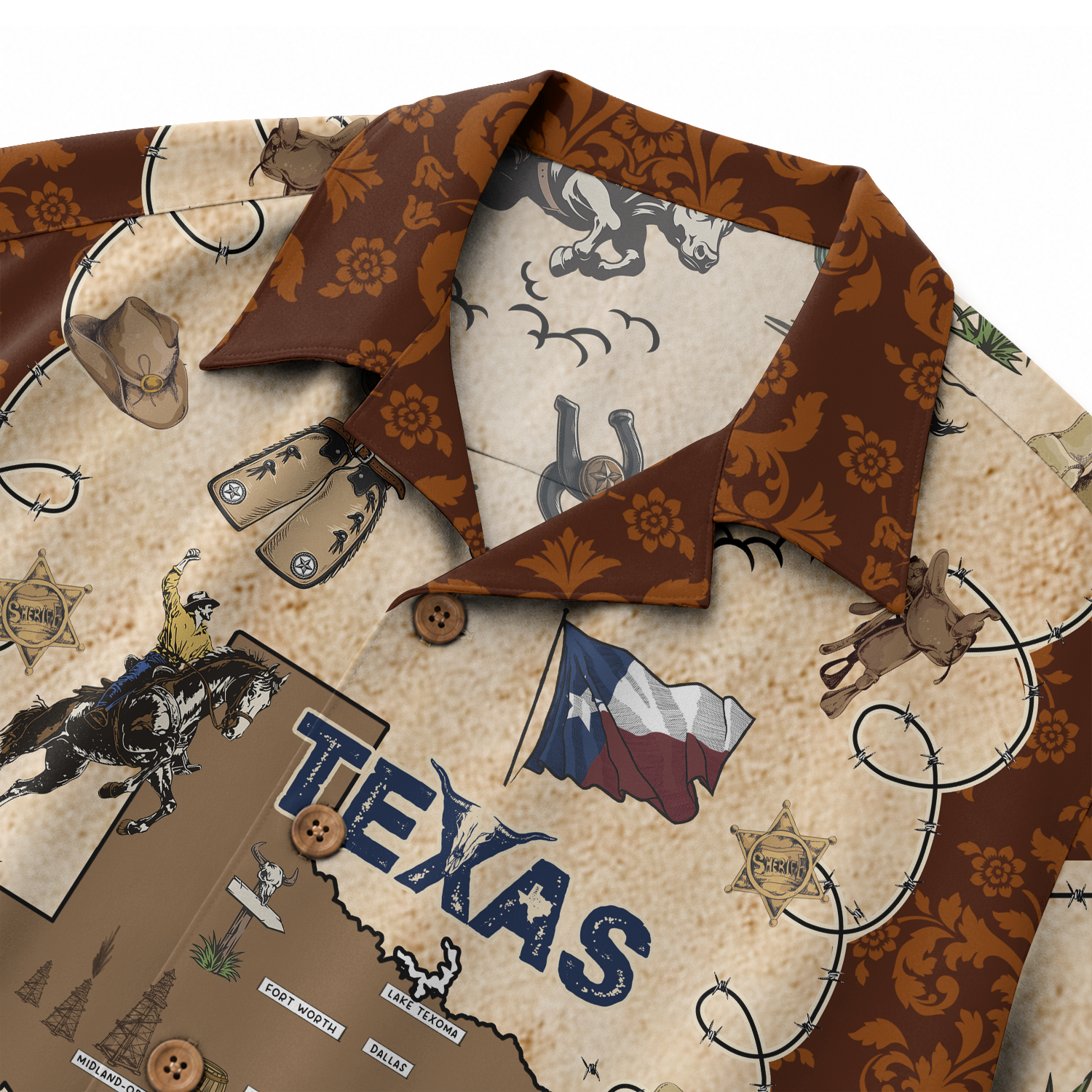 Texas Hawaiian Shirt