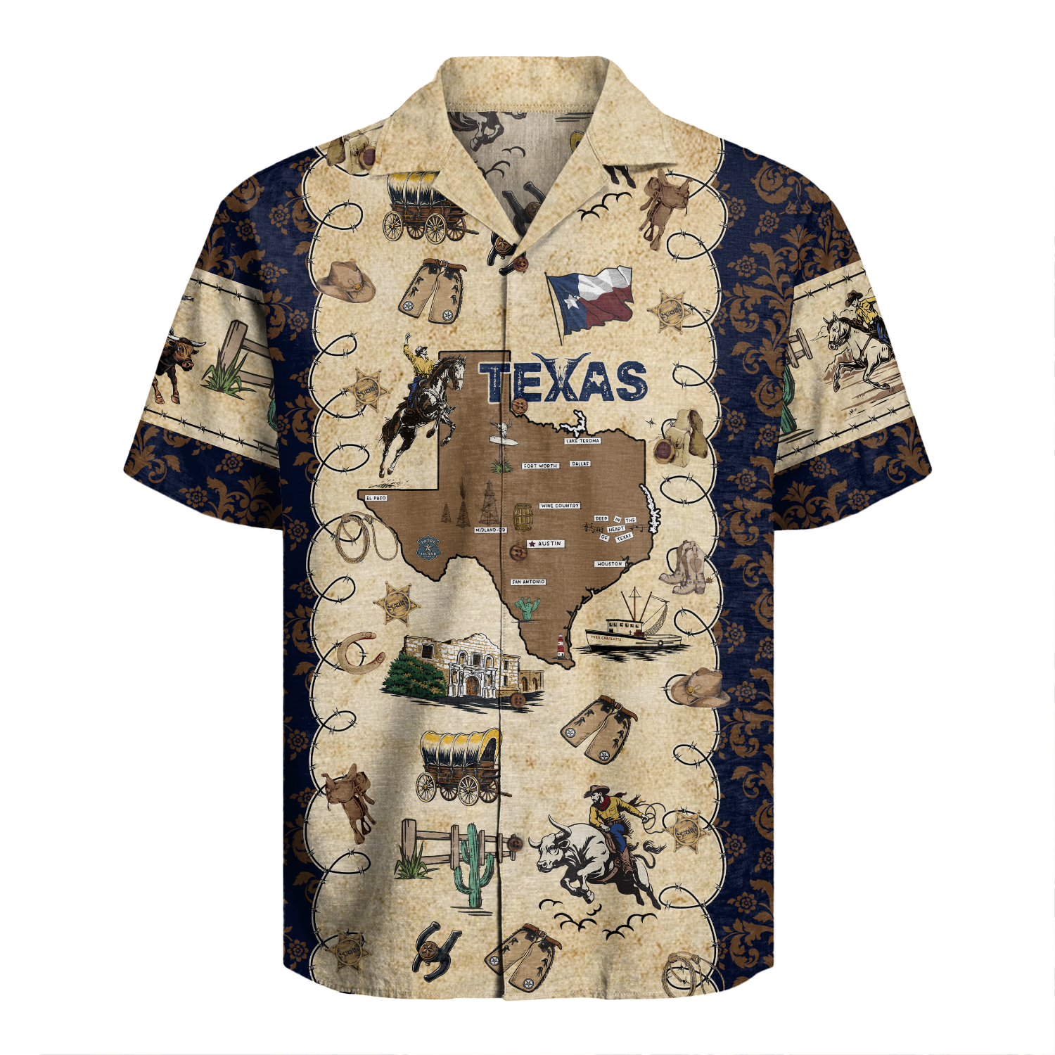 Texas Hawaiian Shirt