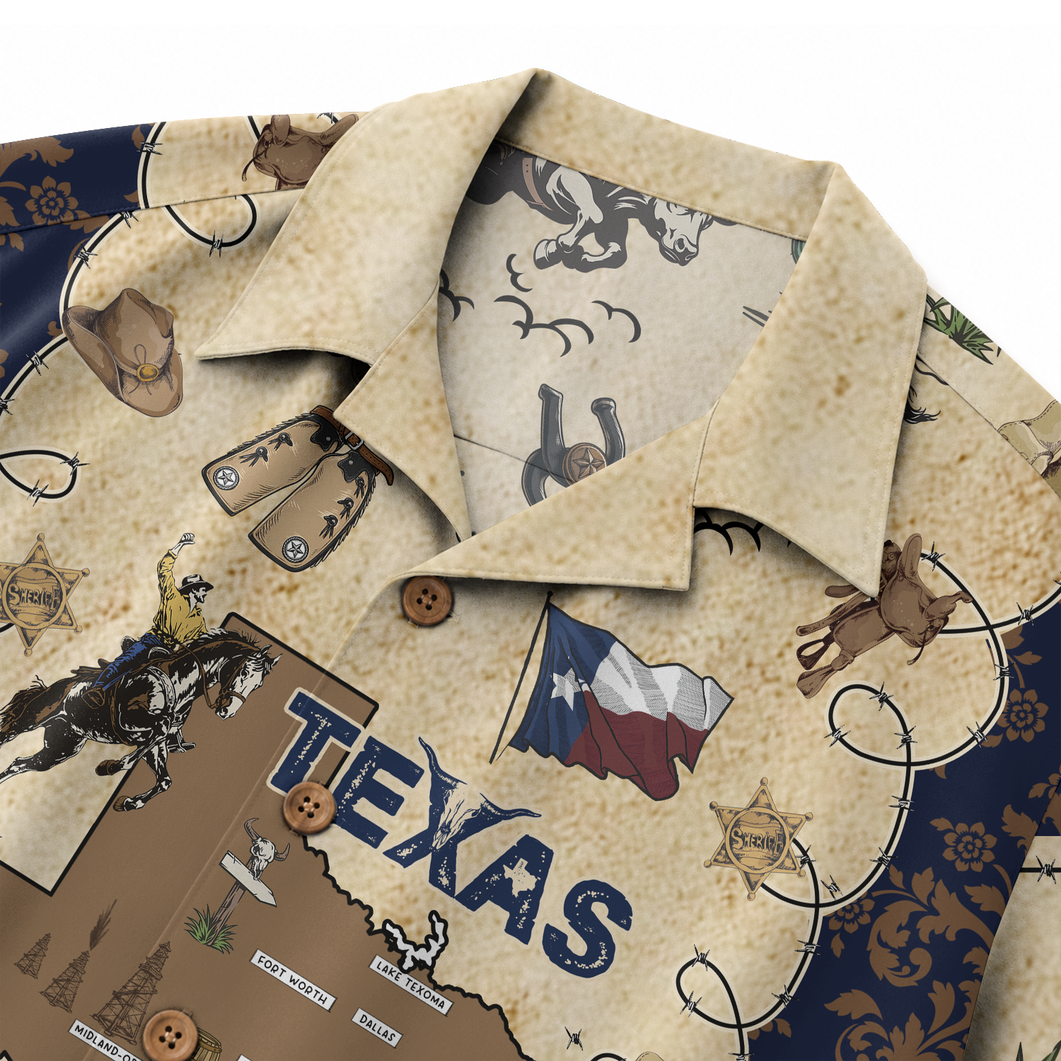 Texas Hawaiian Shirt