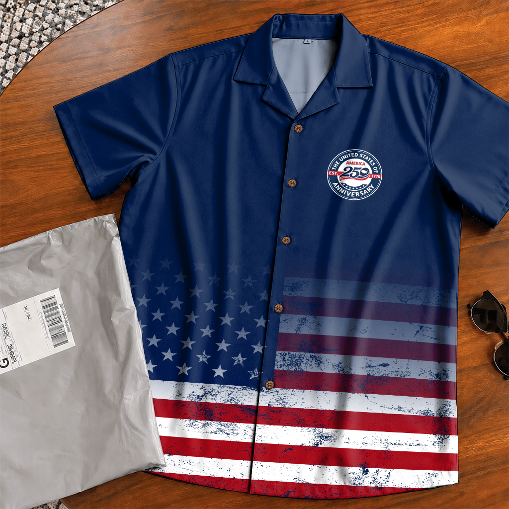 America 250 Years Of Freedom Hawaiian Shirt