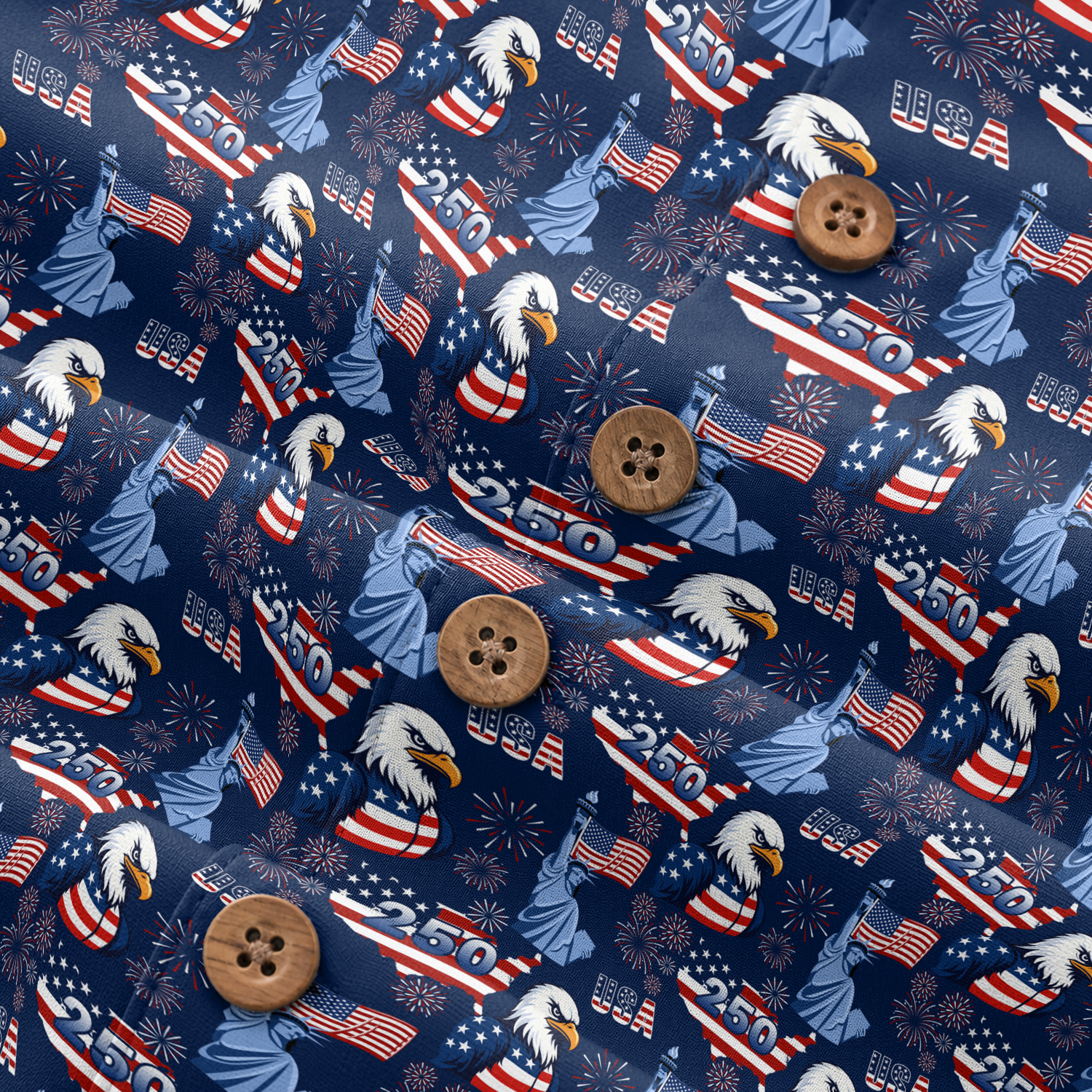 America 250 Years Of Freedom Hawaiian Shirt