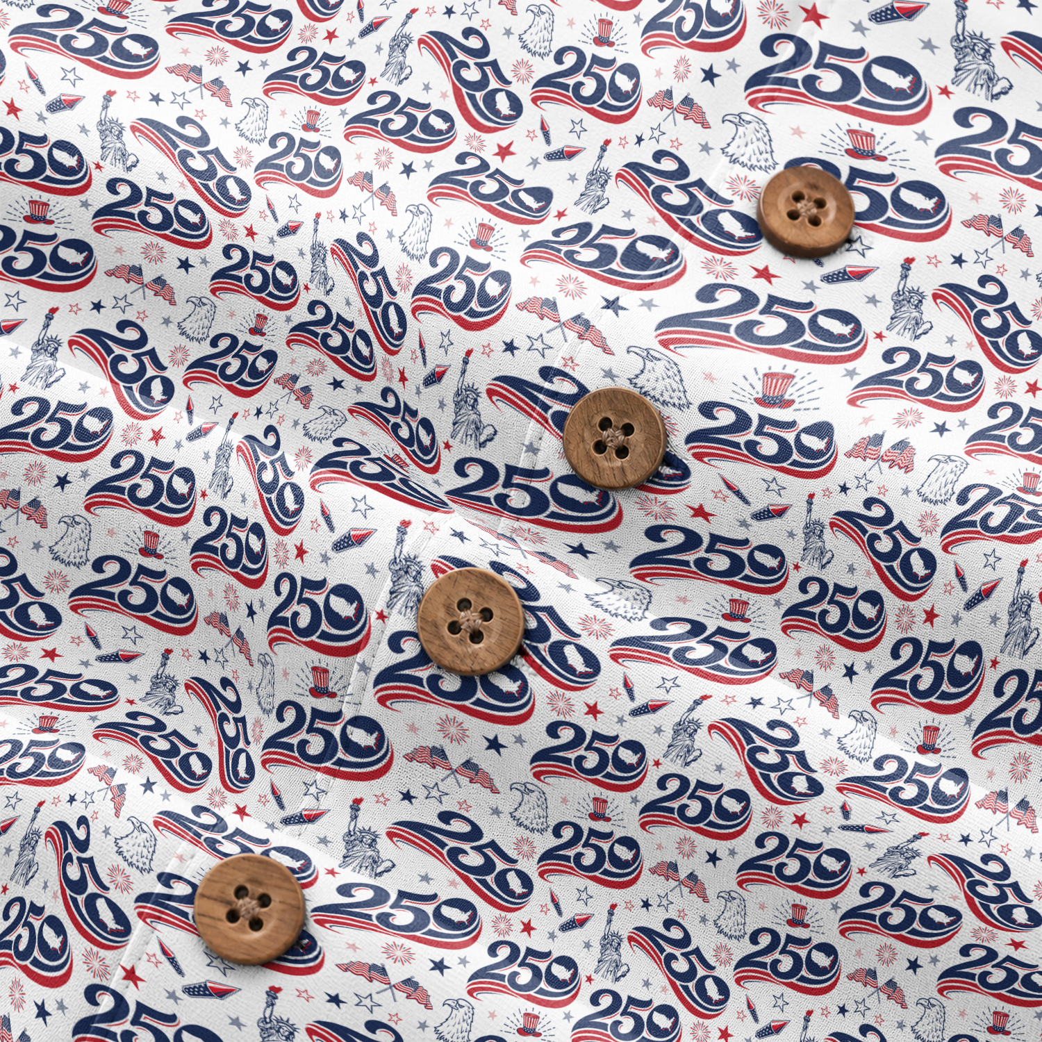 America 250 Years Of Freedom Hawaiian Shirt