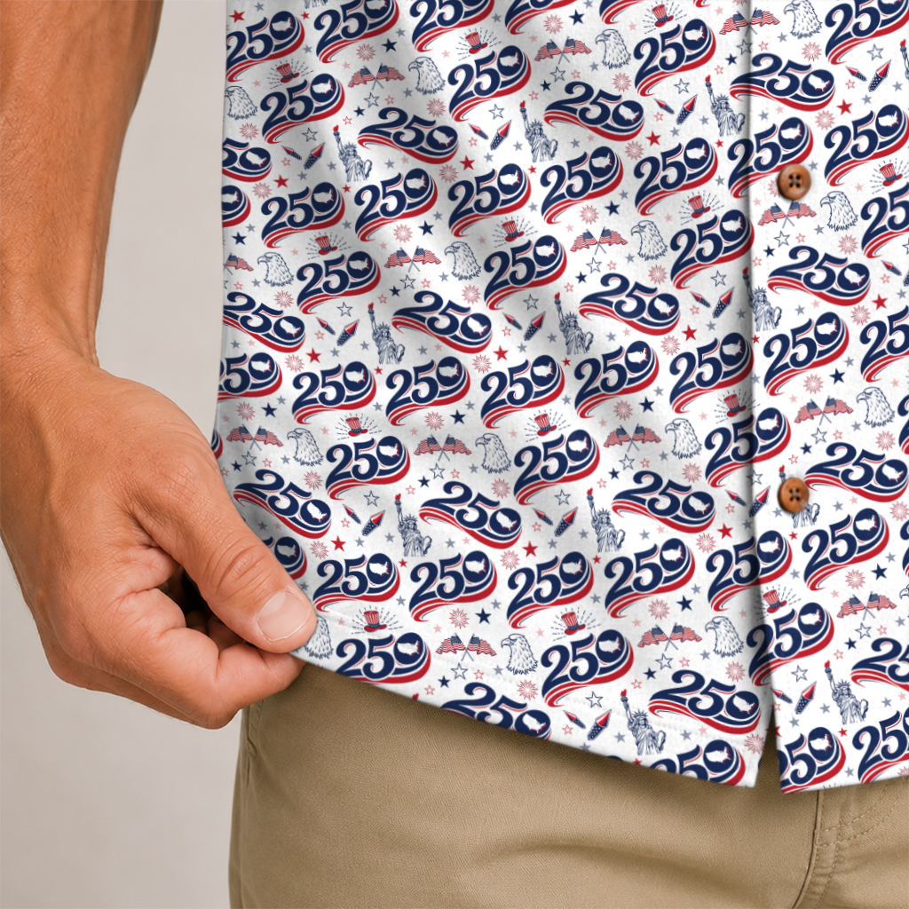 America 250 Years Of Freedom Hawaiian Shirt