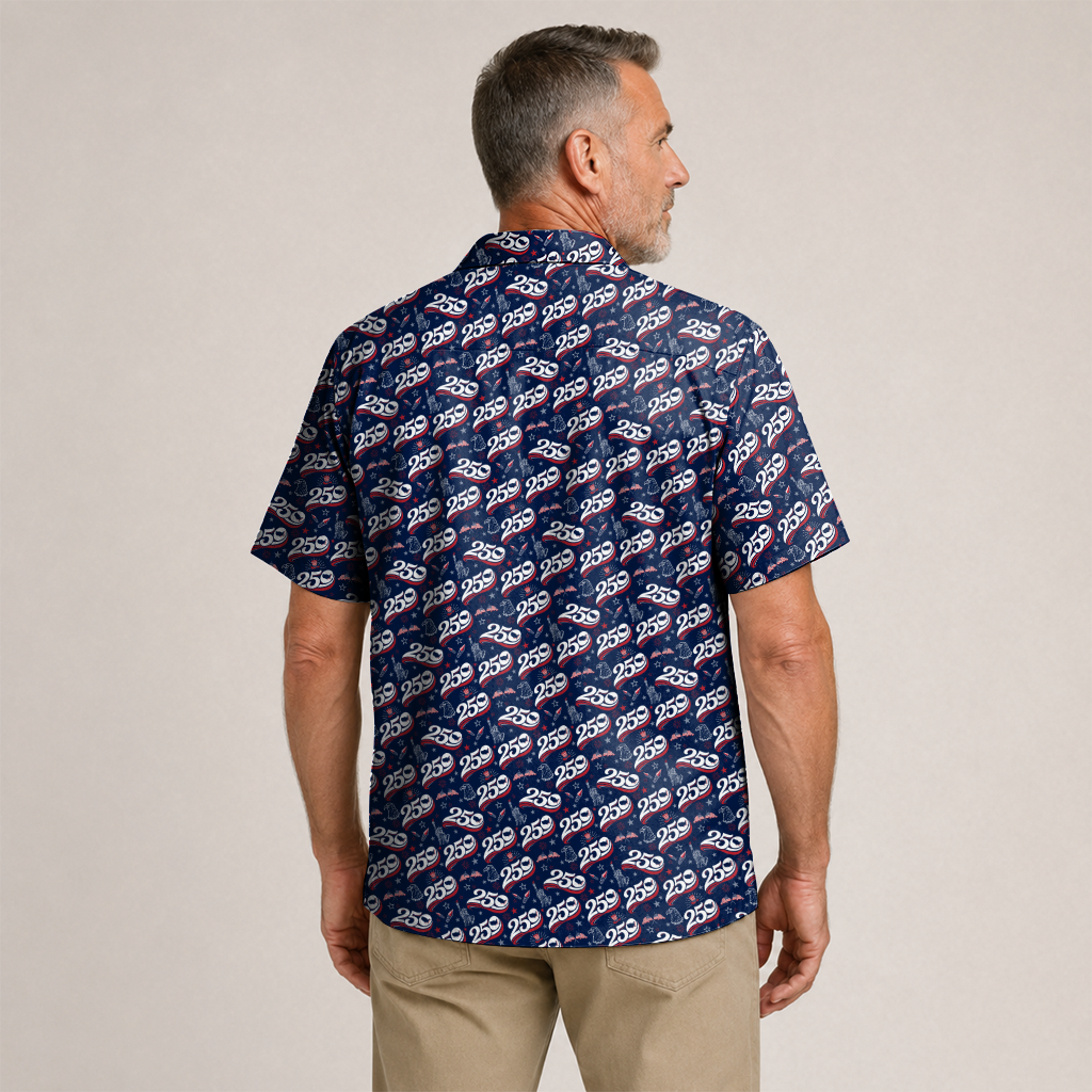 America 250 Years Of Freedom Hawaiian Shirt