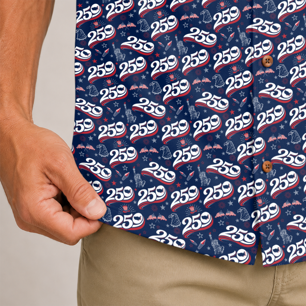 America 250 Years Of Freedom Hawaiian Shirt