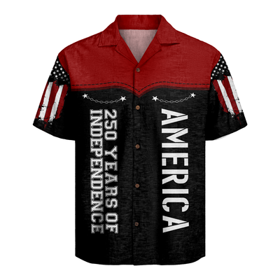 America 250 Years Of Freedom Hawaiian Shirt