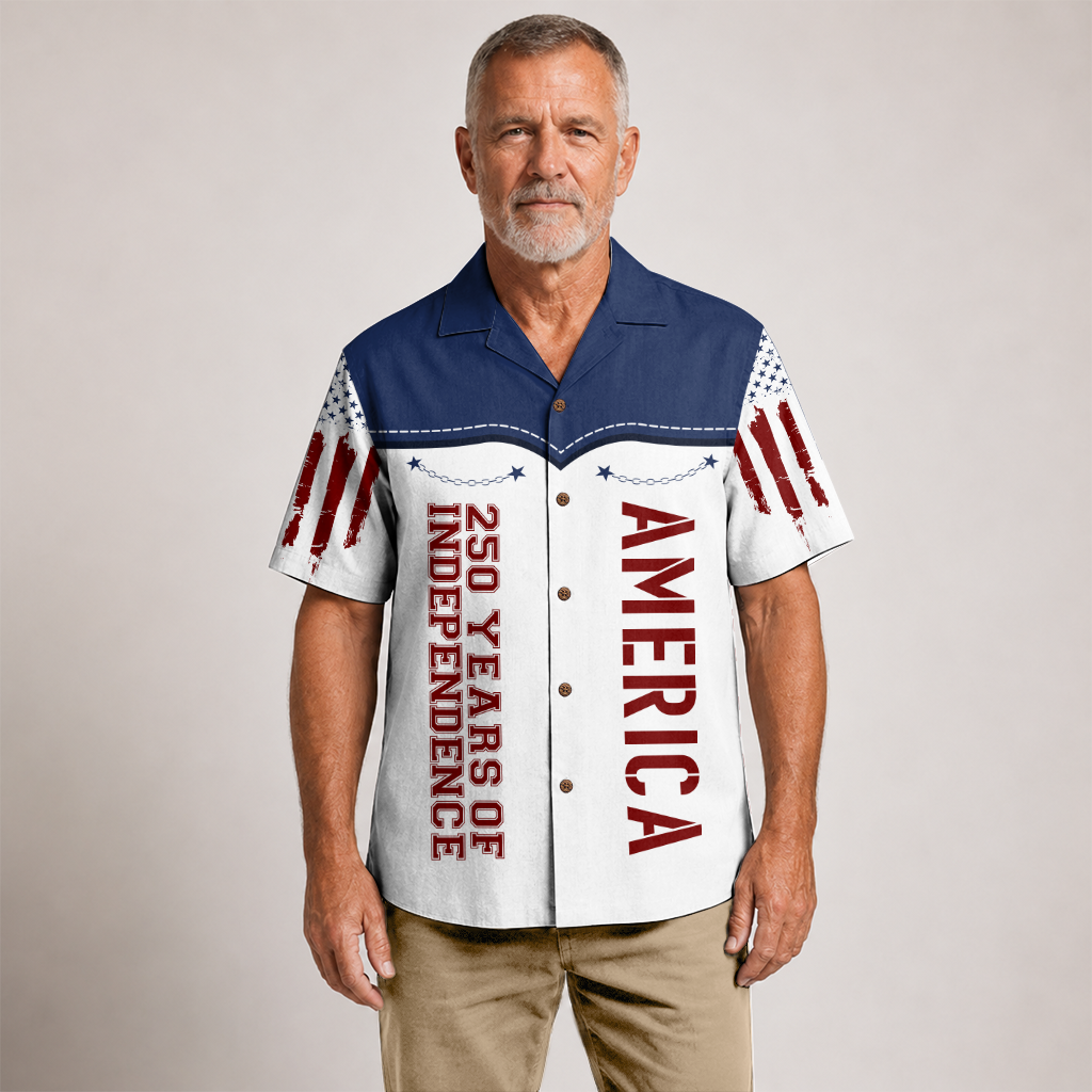 America 250 Years Of Freedom Hawaiian Shirt