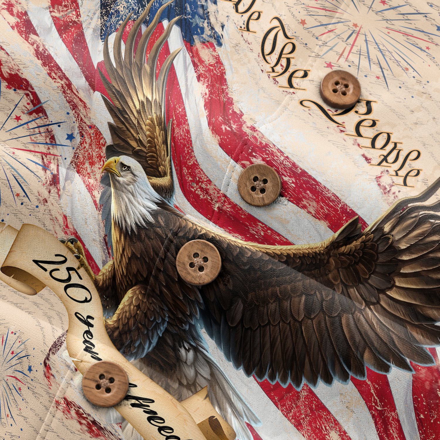 America 250 Years Of Freedom Hawaiian Shirt