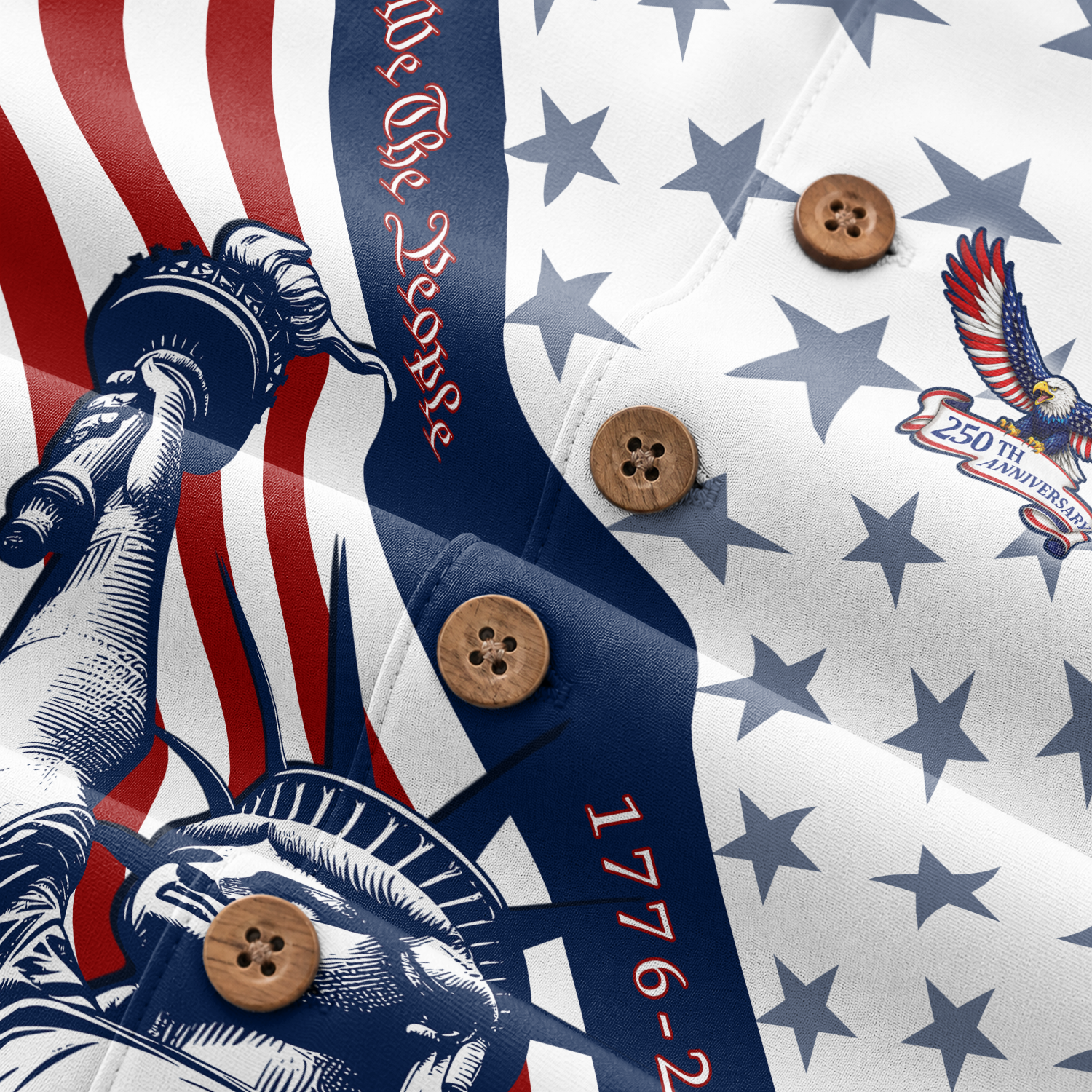 America 250 Years Of Freedom Hawaiian Shirt
