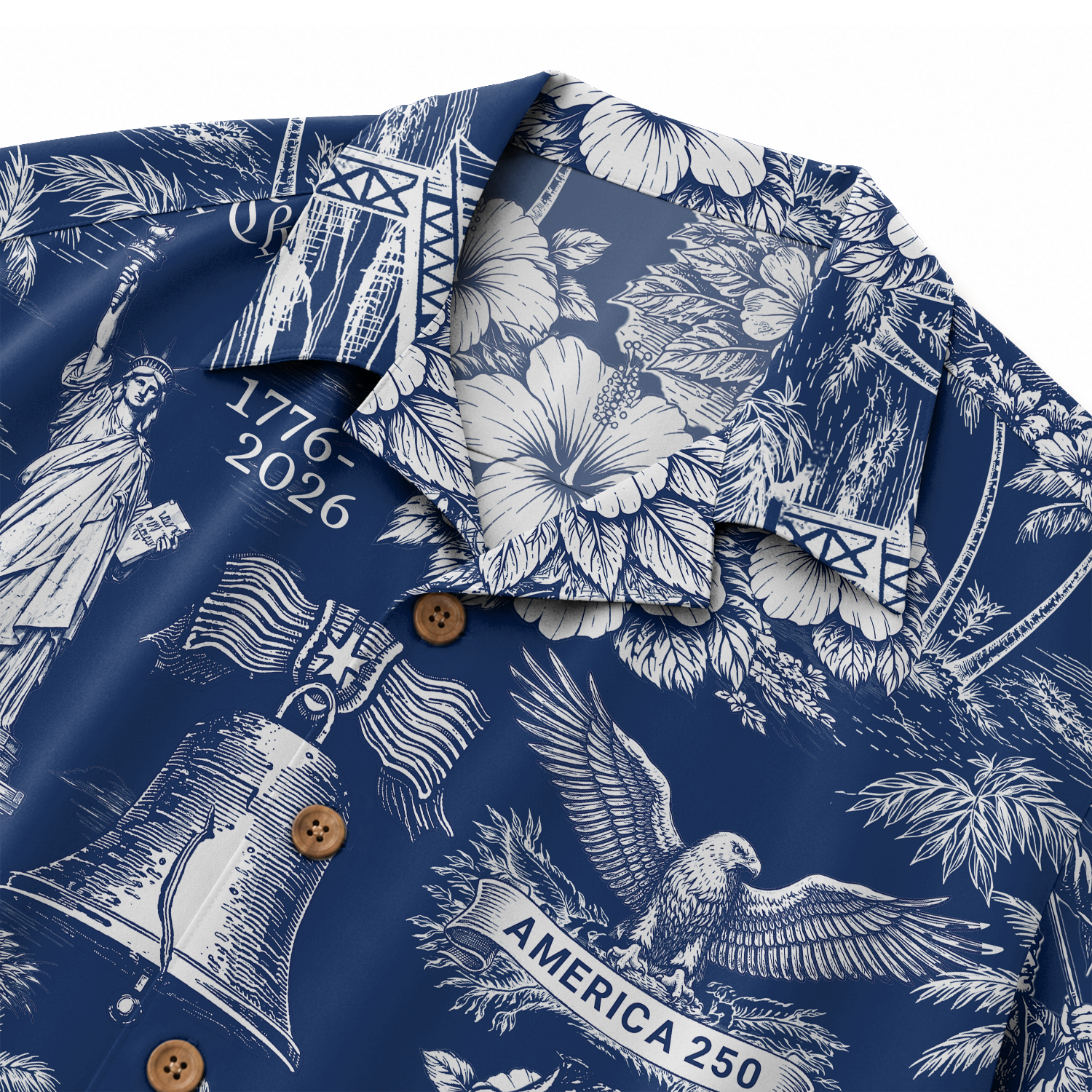 America 250 Years Of Freedom Hawaiian Shirt