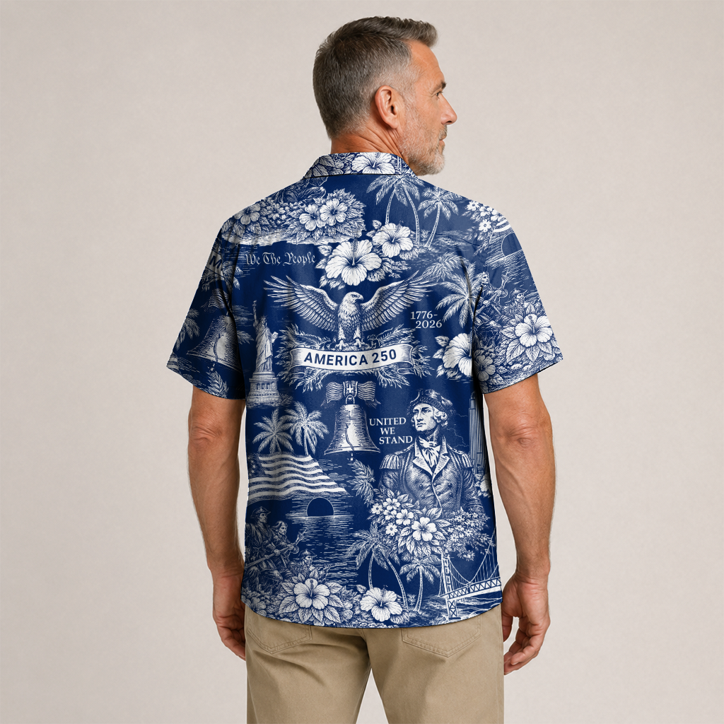 America 250 Years Of Freedom Hawaiian Shirt