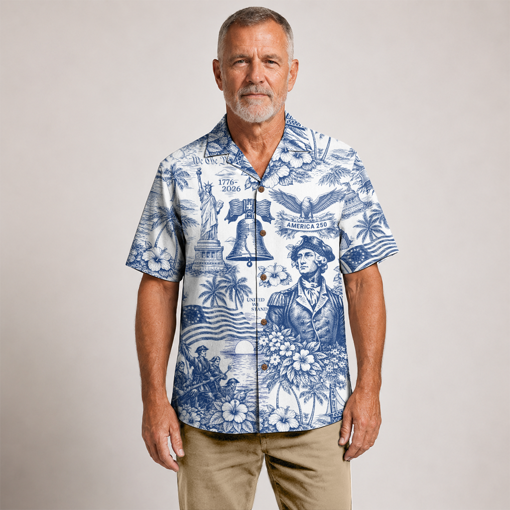 America 250 Years Of Freedom Hawaiian Shirt