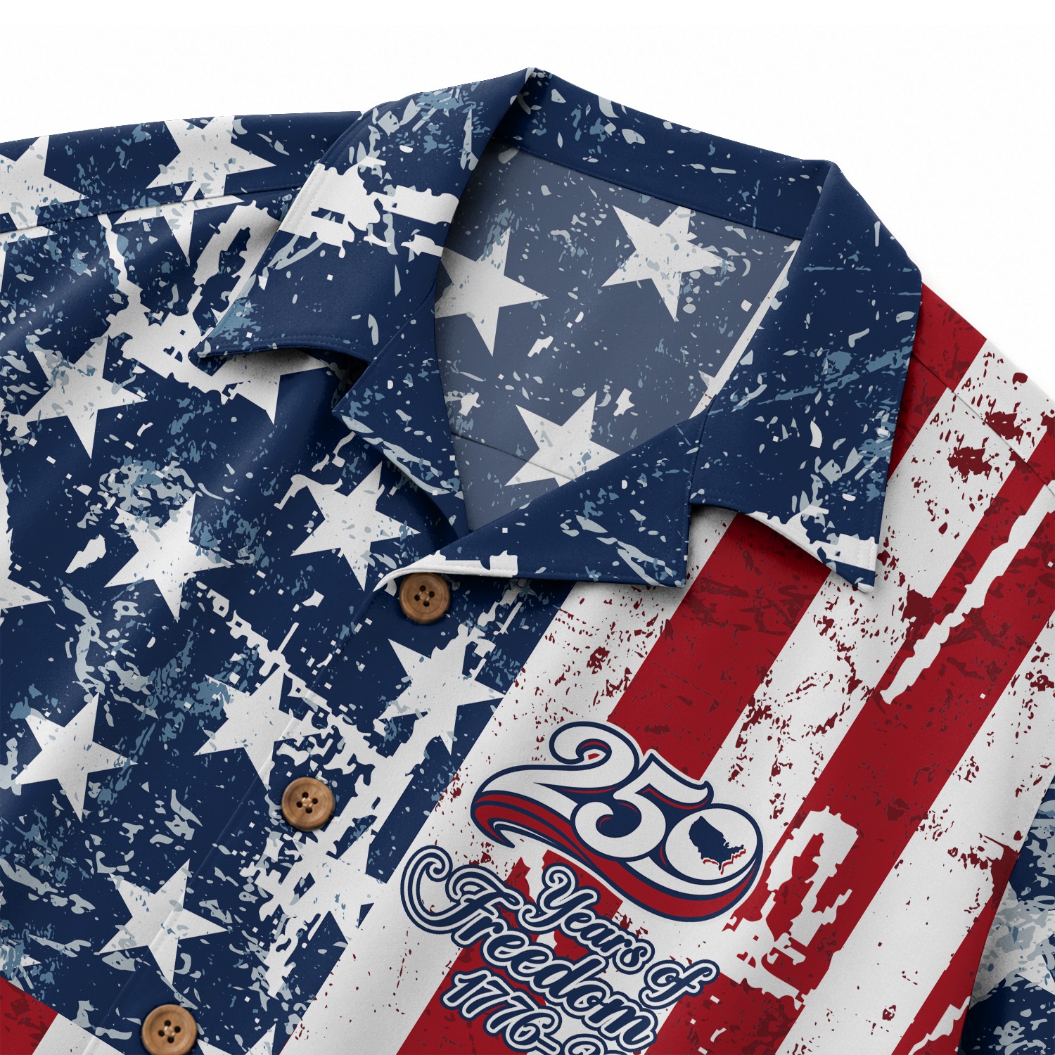 America 250 Years Of Freedom Hawaiian Shirt