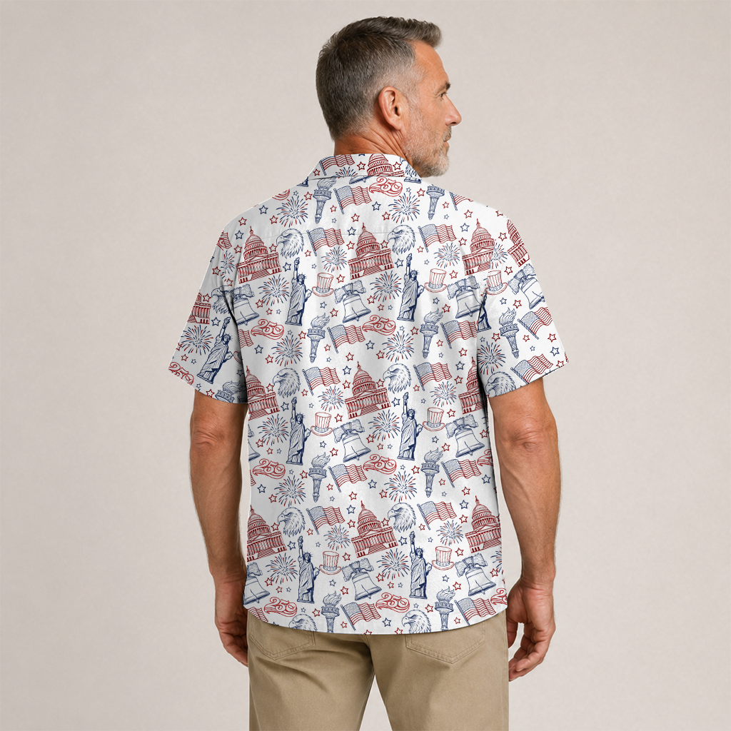 America 250 Years Of Freedom Hawaiian Shirt