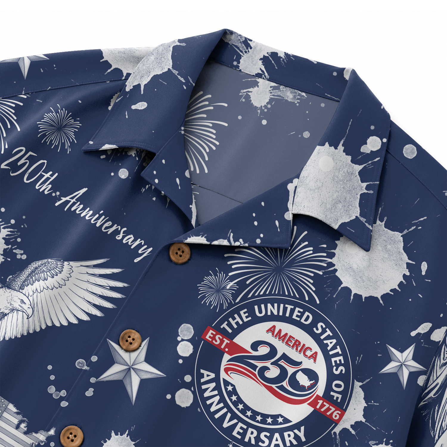 America 250 Years Of Freedom Hawaiian Shirt