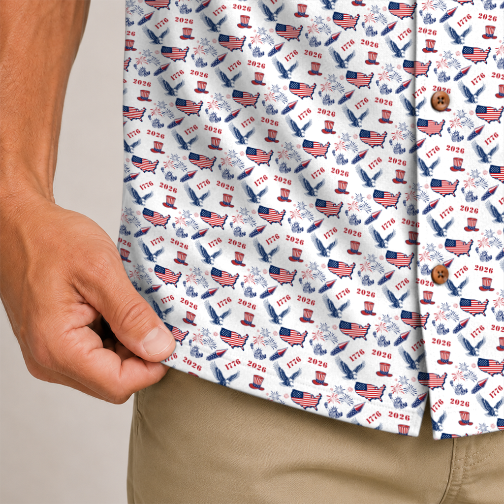 America 250 Years Of Freedom Hawaiian Shirt