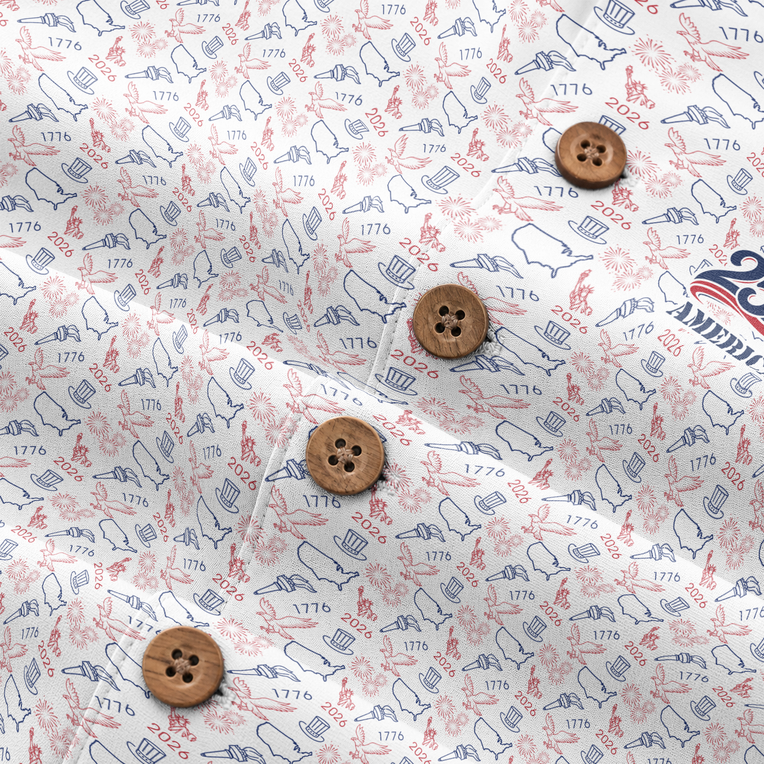 America 250 Years Of Freedom Hawaiian Shirt
