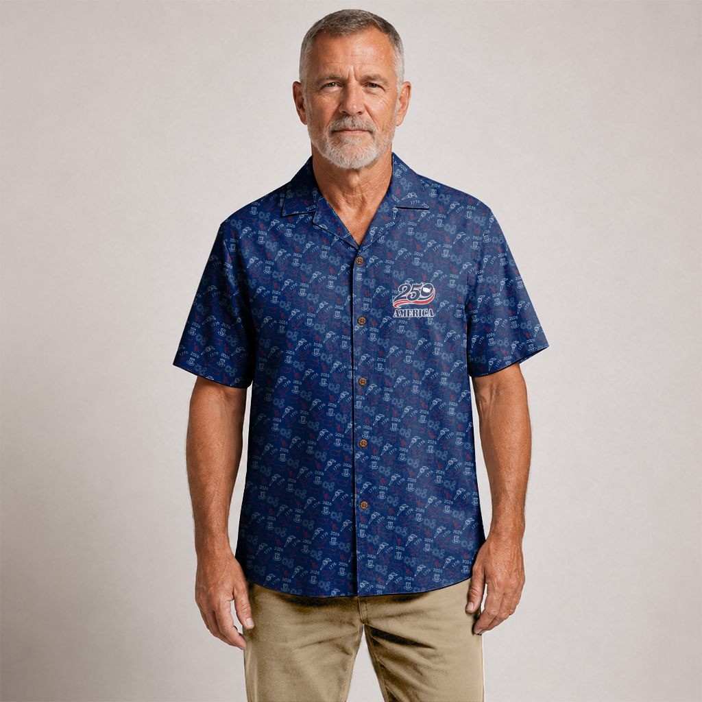 America 250 Years Of Freedom Hawaiian Shirt