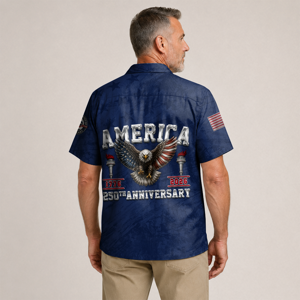 America 250 Years Of Freedom Hawaiian Shirt