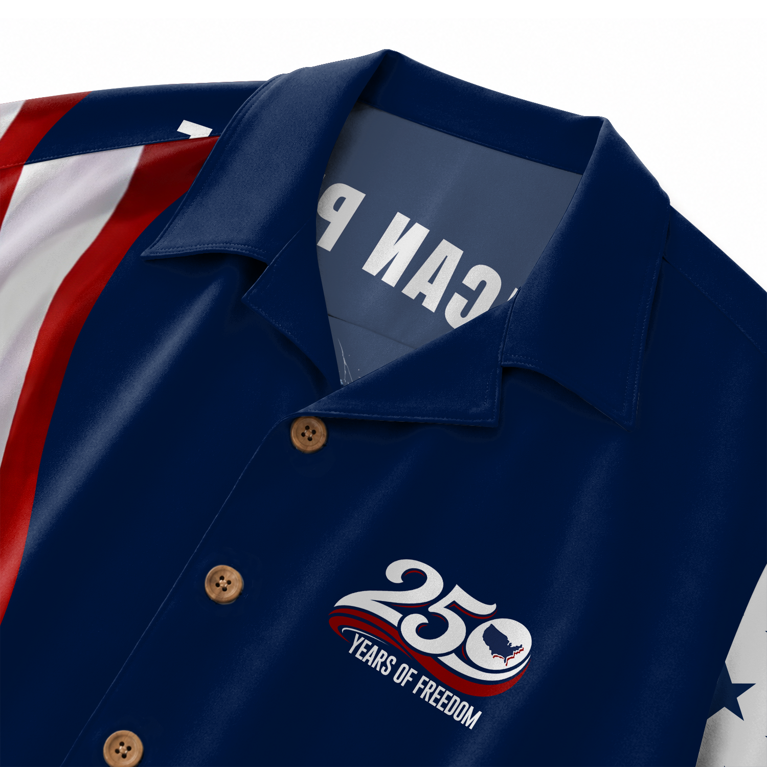 America 250 Years Of Freedom Hawaiian Shirt