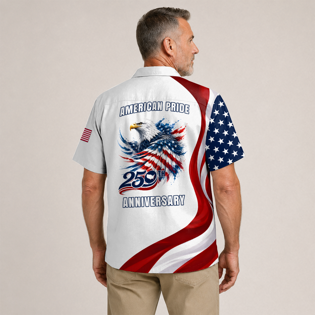 America 250 Years Of Freedom Hawaiian Shirt