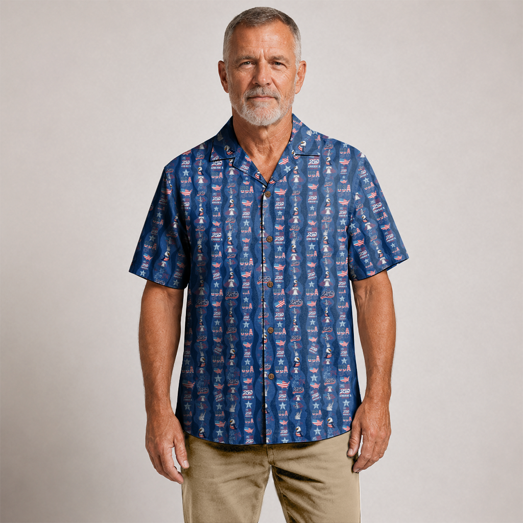 America 250 Years Of Freedom Hawaiian Shirt