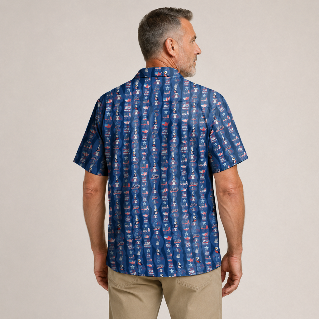 America 250 Years Of Freedom Hawaiian Shirt